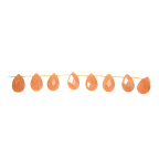 Orange Dyed Jade Beads