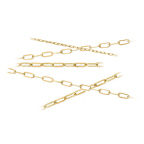 14KY GOLD FLAT DRAWN CABLE CHAIN