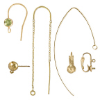 GOLD FILLED EARRING COMPONENTS