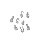 STERLING SILVER BEAD TIPS
