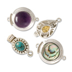 SS STONE CLASPS